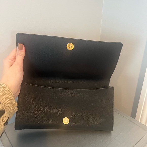 Rebecca Minkoff black studded clutch - Picture 10 of 12